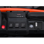 Elektrické autíčko Farmer Truck X-POWER - dvojmiestne, oranžové